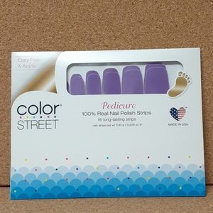 Color Street nail strips- Pedicure